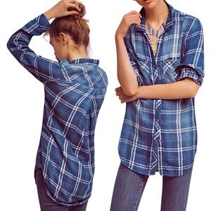 ANTHROPOLOGIE- CLOTH‎ & STONE Brecken Buttondown